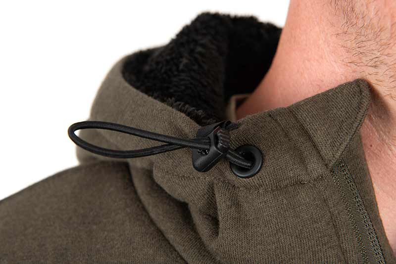 FOX Sherpa hooded Jacket Green/Black M Detailansicht