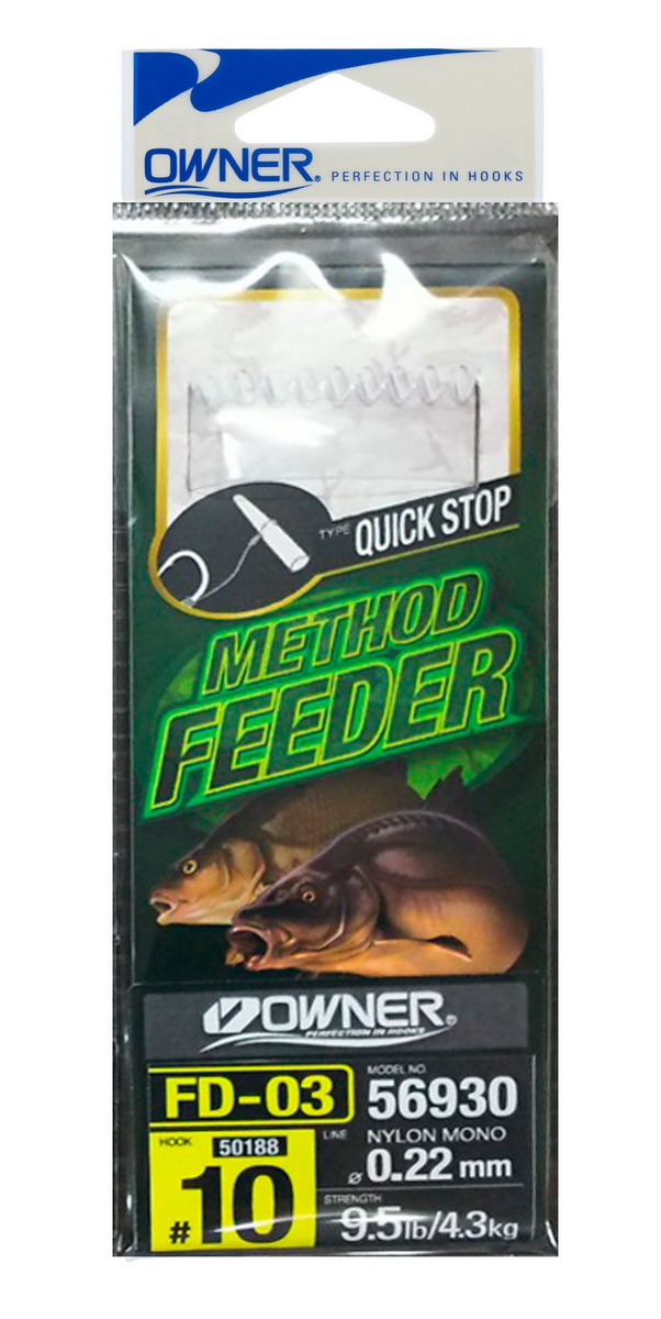 OWNER Method Feeder Haken mit Quick-Stop 8 6st