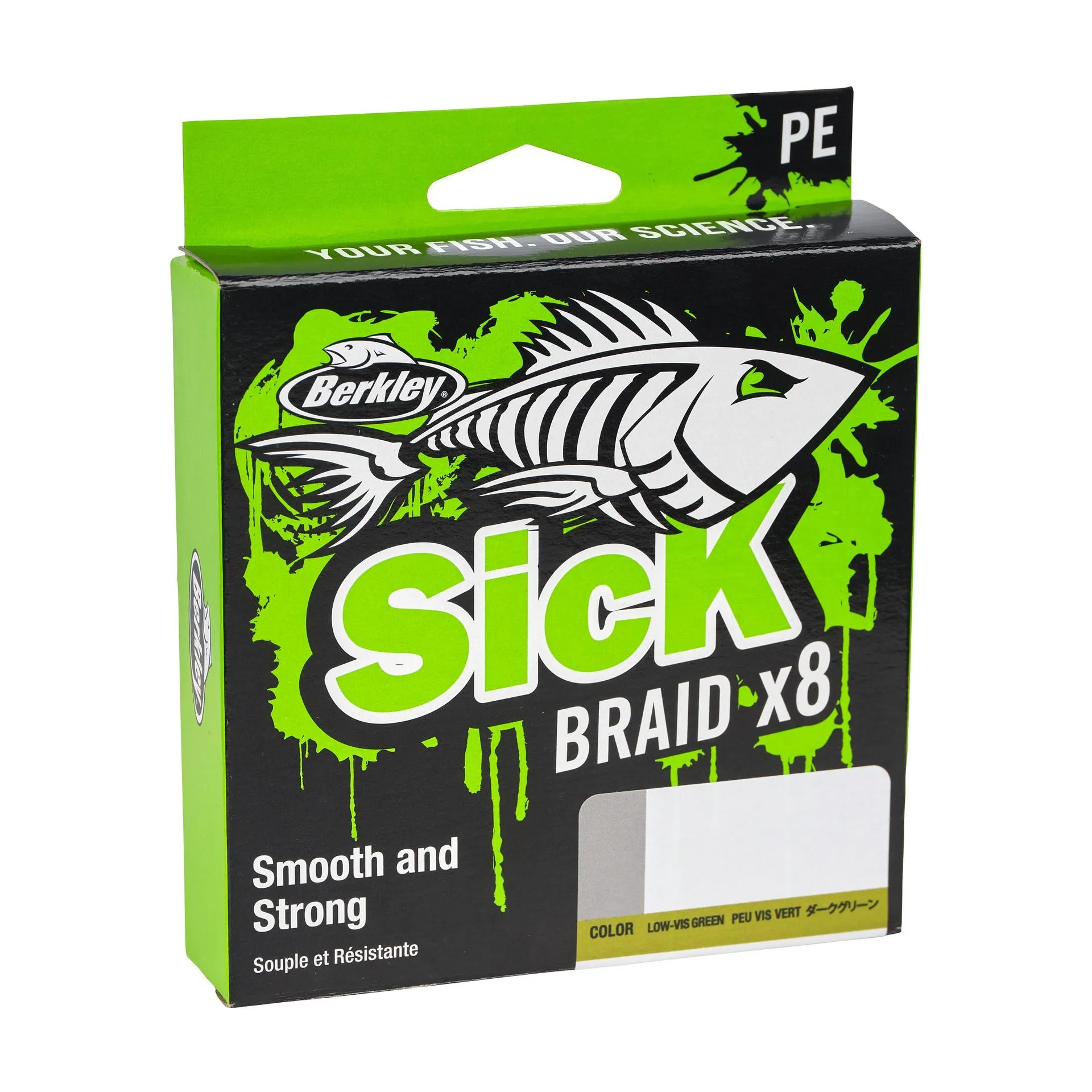 BERKLEY Sick Braid 8X Moss Green 0.19mm 300m 18kg