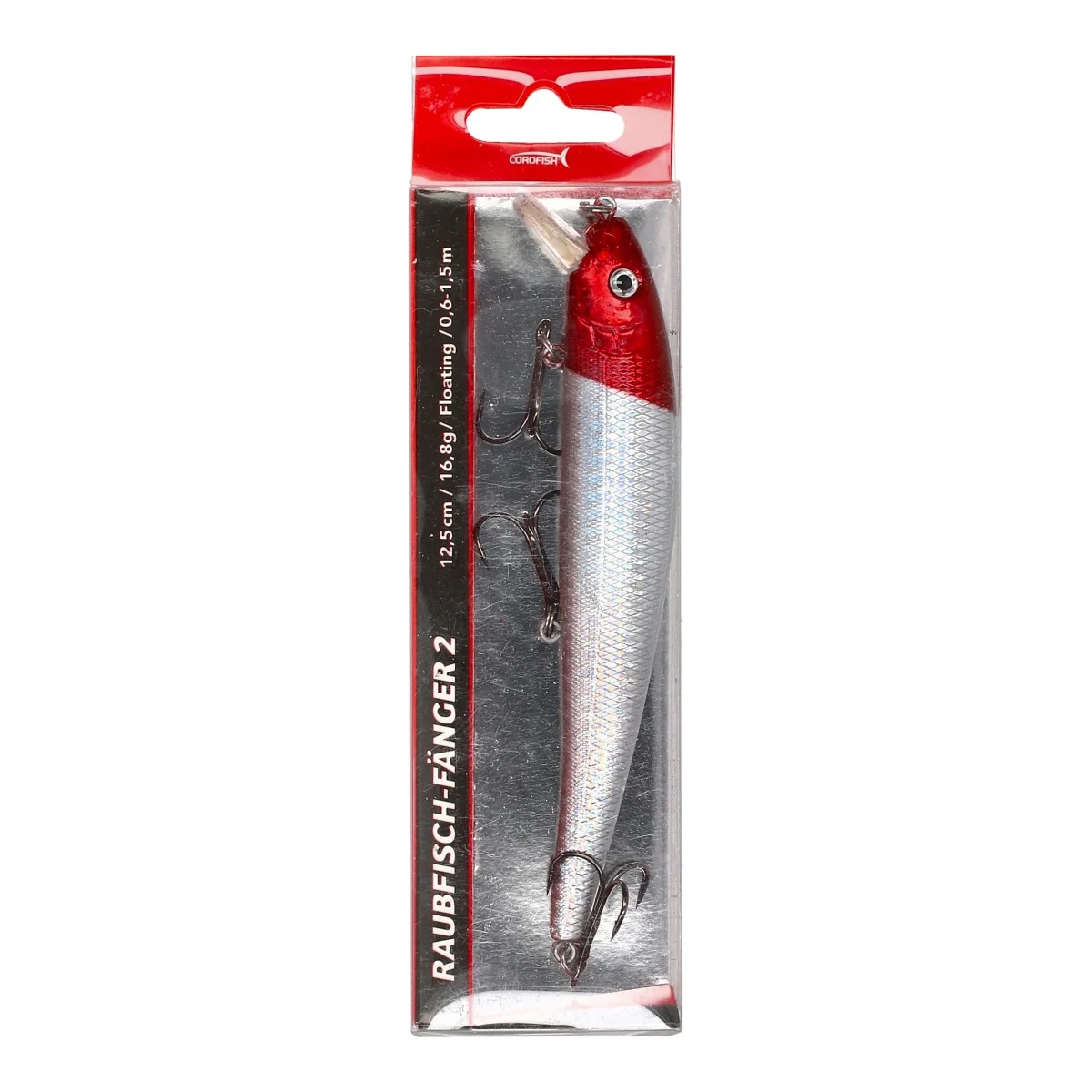 COROFISH Raubfisch Fänger 2 12,5cm RH 16,8g Floating 0,6-1,5m