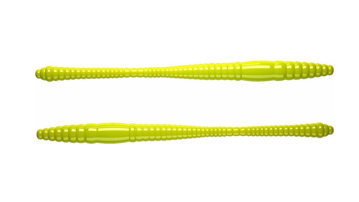 LIBRA LURES Dying Worm 80 Cheese 038-brown 12st, Forellenköder, schwimmend und aromatisiert — 7.00 Apple Green Cheese