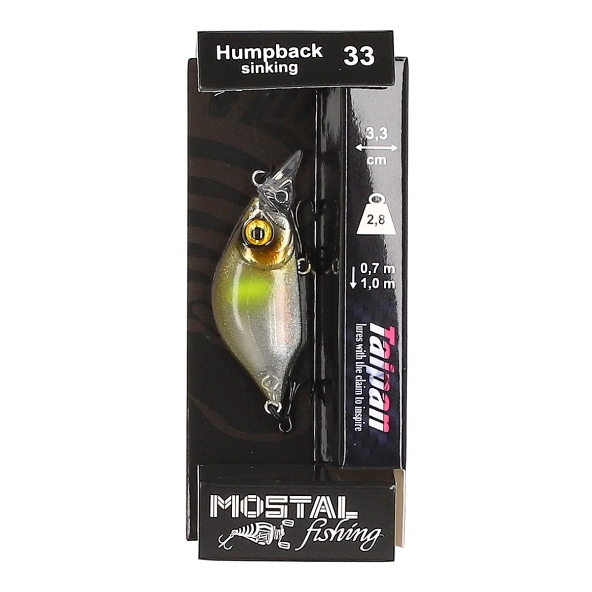 TAIPAN Humpback Ghost Ayu 33mm