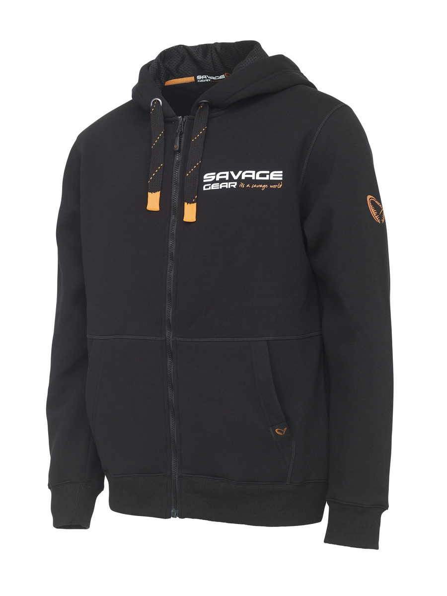SAVAGE-GEAR Urban Zip Hoodie L Black Ink SAVAGE-GEAR Urban Zip Hoodie L Black Ink