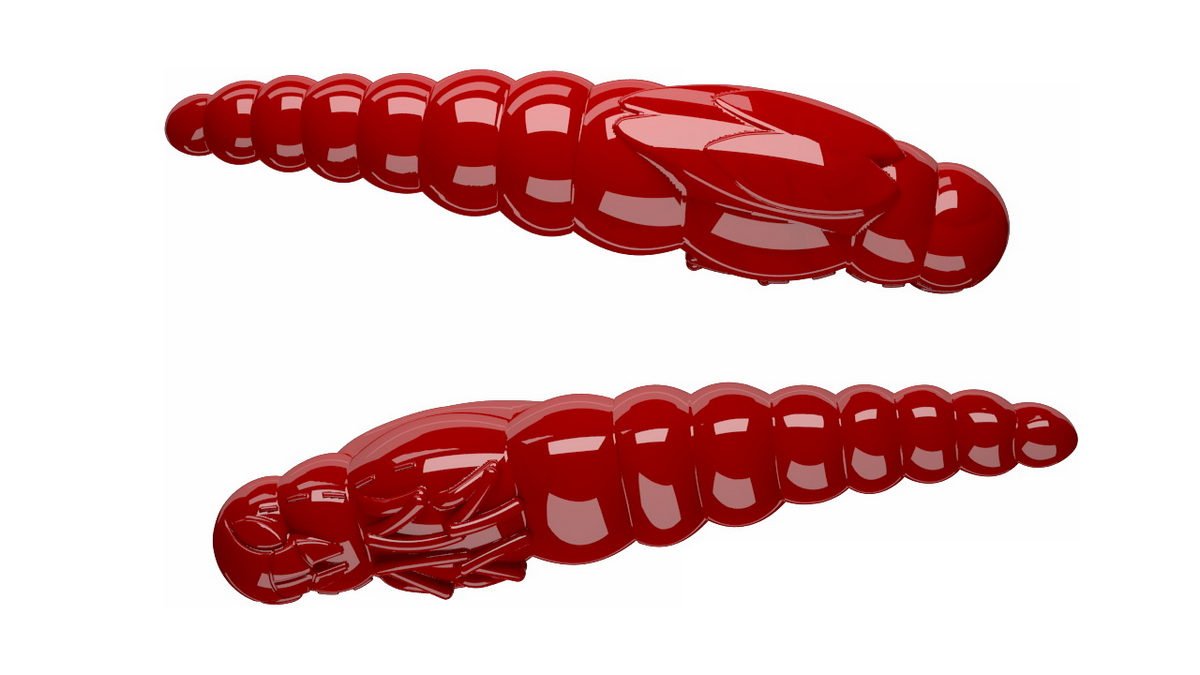 LIBRA LURES Largo Slim 28 Cheese 040-black 15st, Forellenköder, schwimmend und aromatisiert — 2.80 Red Krill