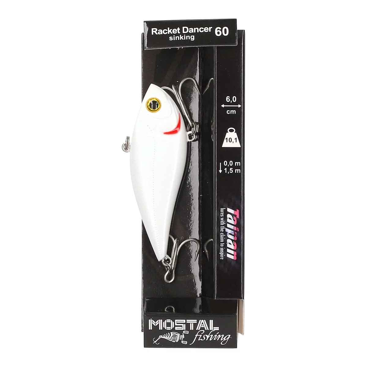 TAIPAN Racket Dancer Pearl White 60mm