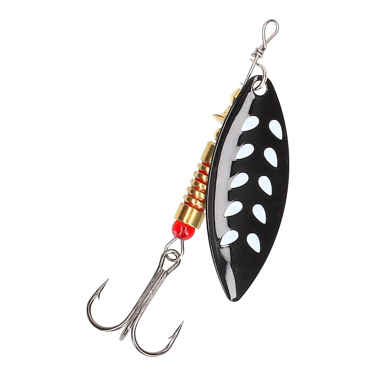 MOSTAL Slim Spin Black White-Drops 5, 17g/10cm
