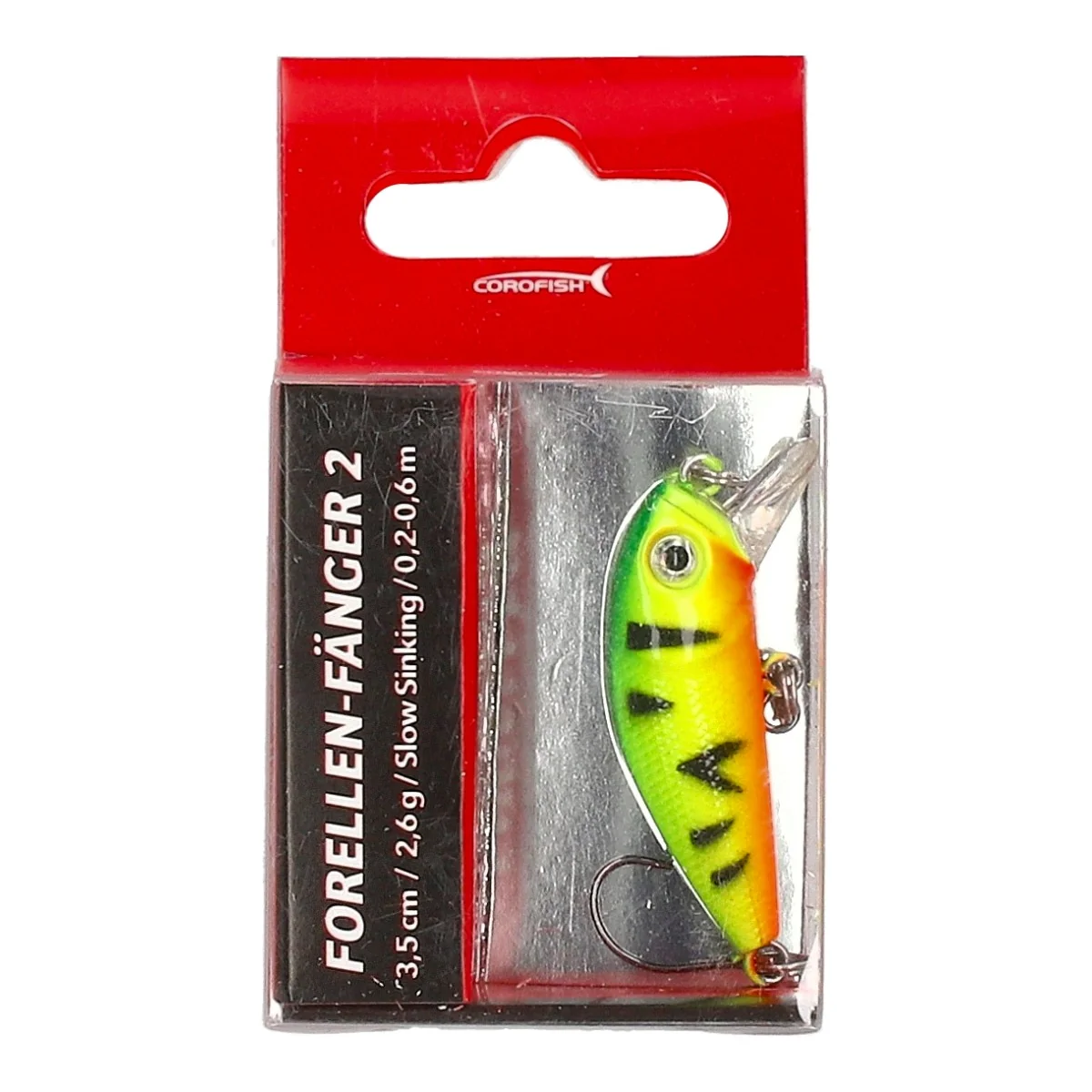 COROFISH Forellen Fänger 2 3,5cm FT 2,6g Slow Sinking 0,2-0,6m