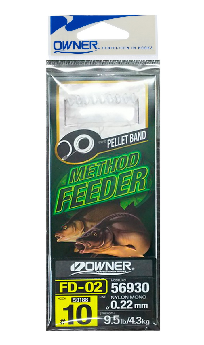 OWNER 50188-FD02 Band 14 Method Feeder Haken mit Pelletband 6st OWNER 50188-FD02 Band 14 Method Feeder Haken mit Pelletband 6st
