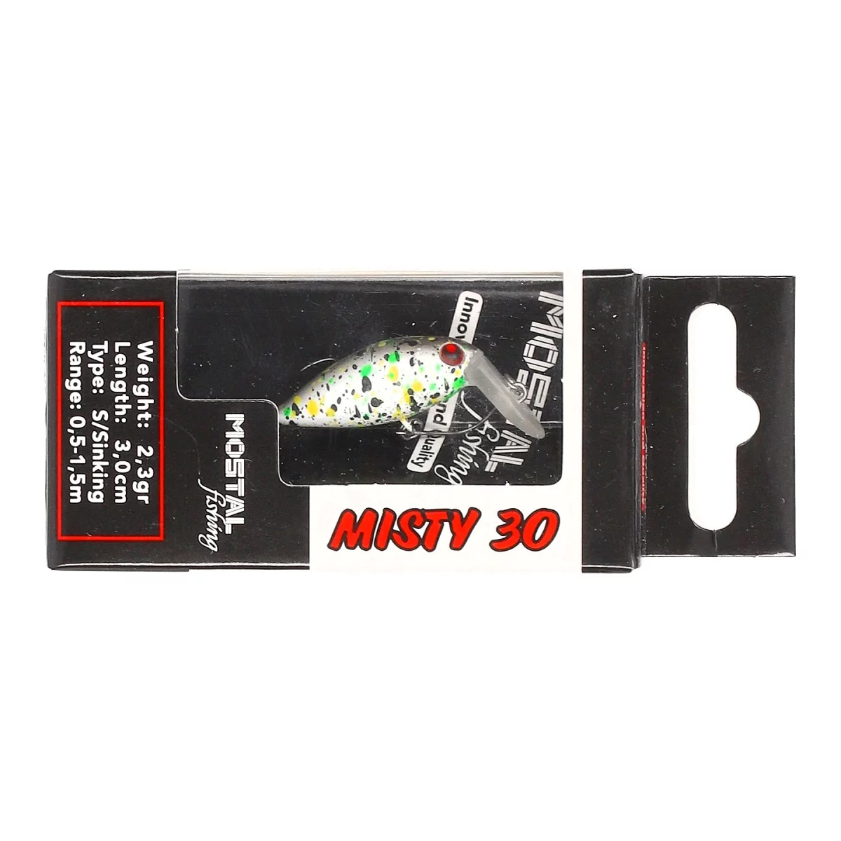 MOSTAL Misty 30 | 3,2g | Slow Sinking Wobbler | Ultralight