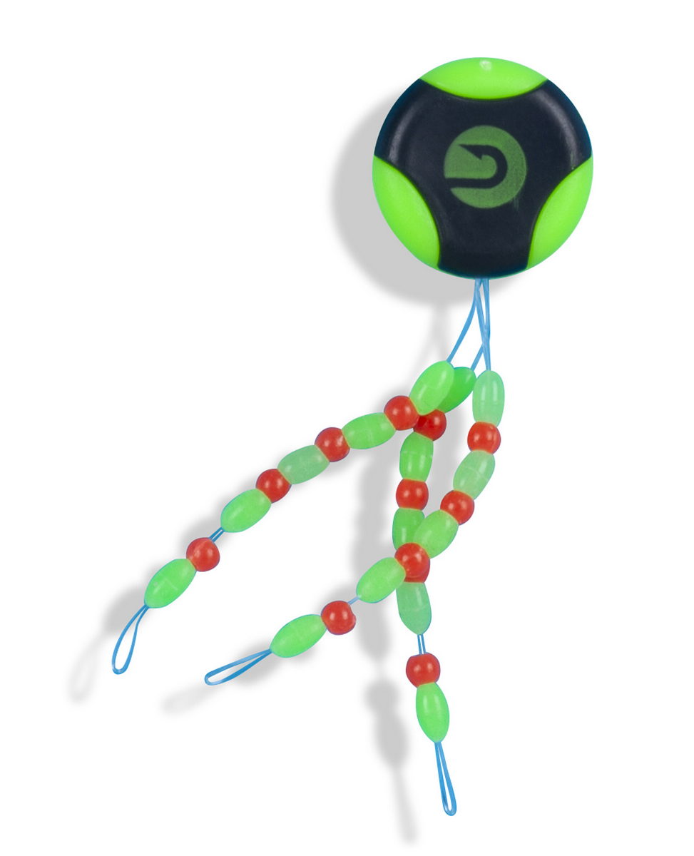 SÄNGER Silikonstopper Fluo Gr m. Perle M / 15pcs. SÄNGER Silikonstopper Fluo Gr m. Perle M / 15pcs.