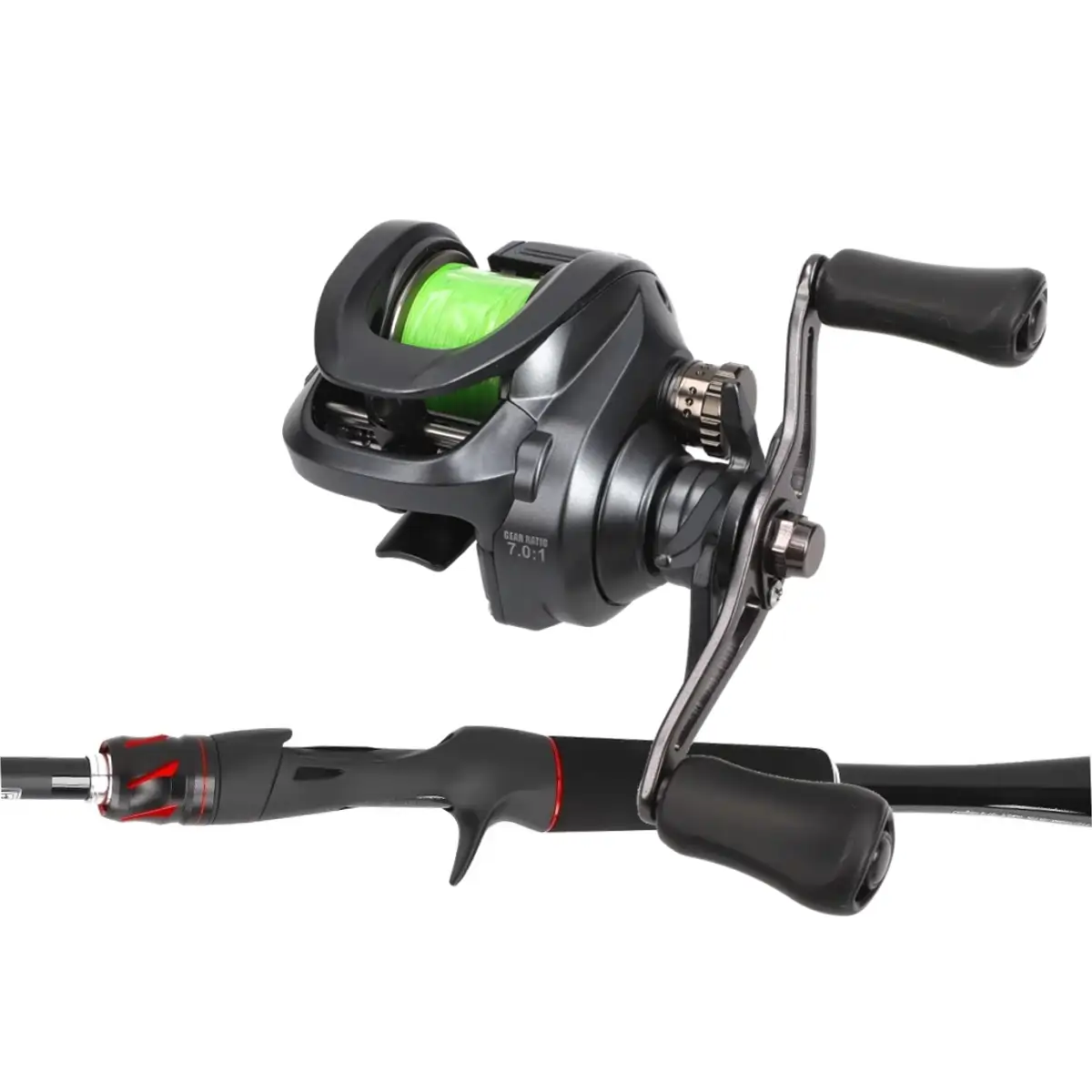 MOSTAL Dakota Cast 208 2pcs 7-21g Combo mit Taipan Baitcast 101 - 8X Braid 0.18mm 190m