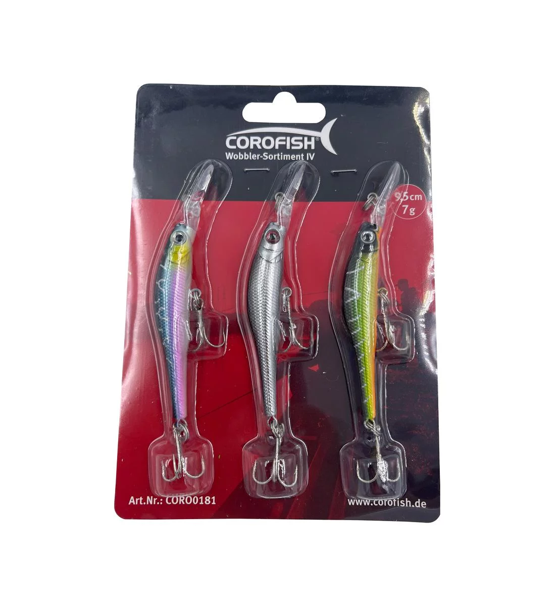 COROFISH Wobbler Sortiment 9,5cm 3st