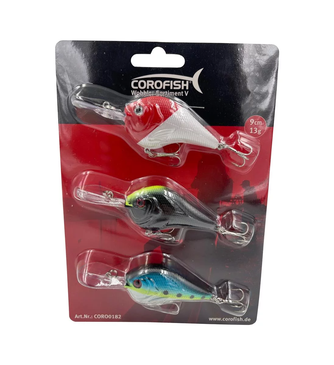 COROFISH Wobbler Sortiment 9,5cm 3st