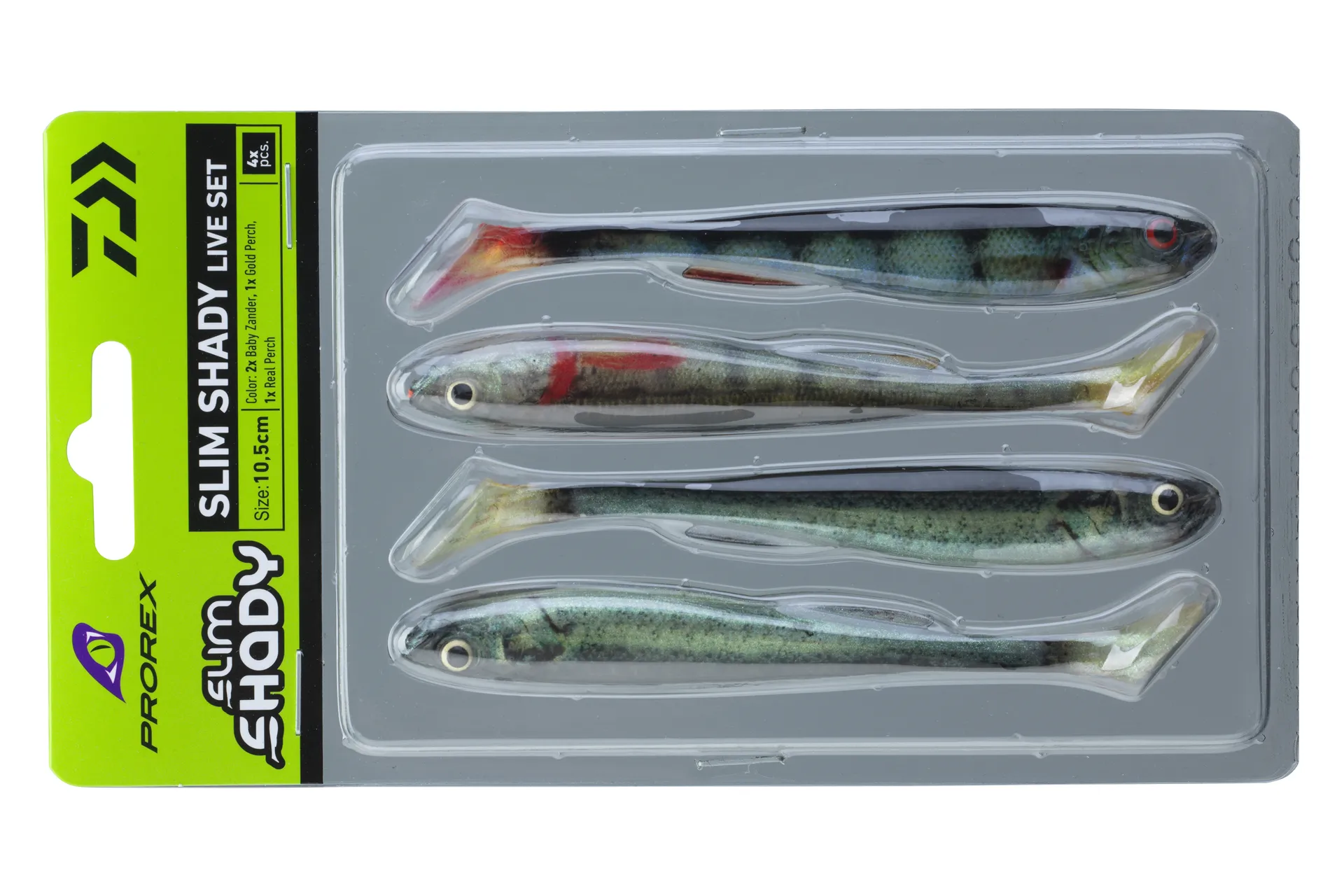 Daiwa Prorex Real Slim Shady | Live Set Gummifisch