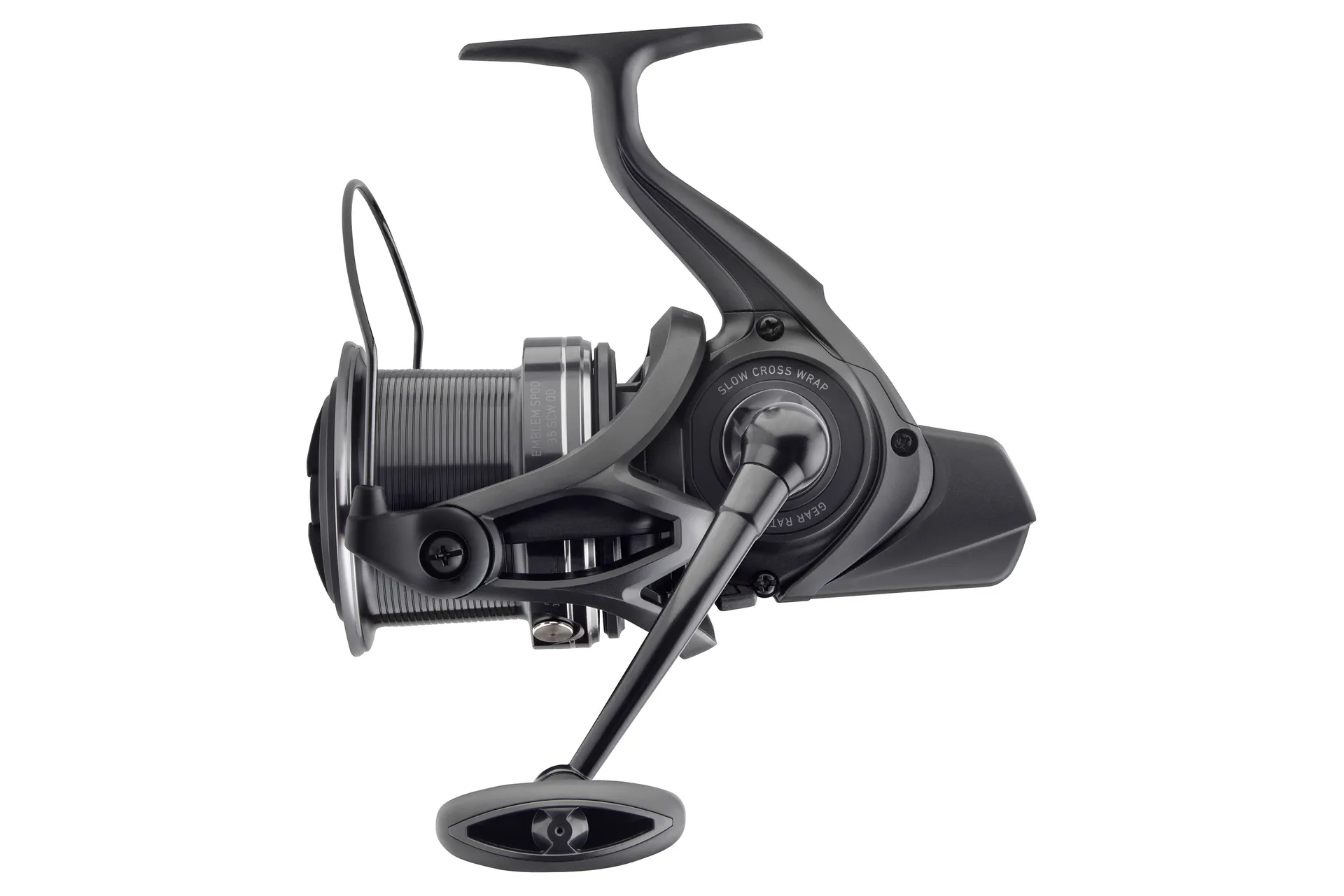 Daiwa 18 Emblem Spod 35 SCW QD Big Pit Rolle