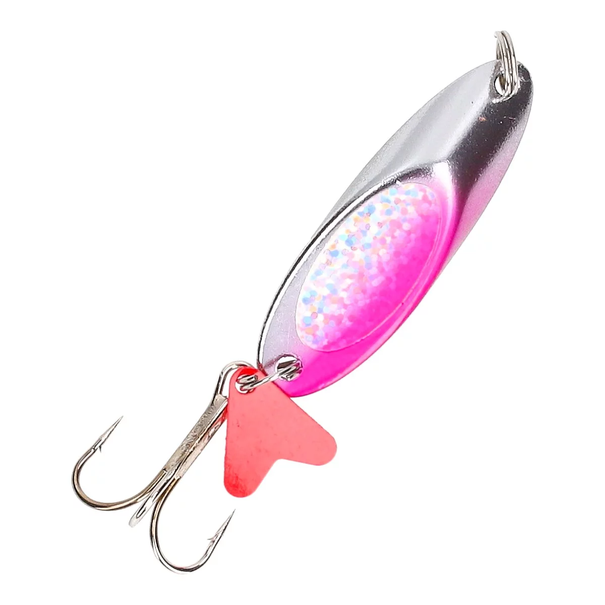 MOSTAL Disc Spoon Silver Organge Flex 5, 27g/5.5cm — pink flex 22.0