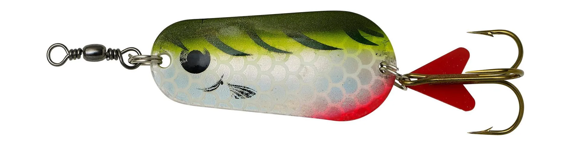 DAM STANDARD SPOON 3.2CM 6G S OLIVE/CH TI UV Hard Bait