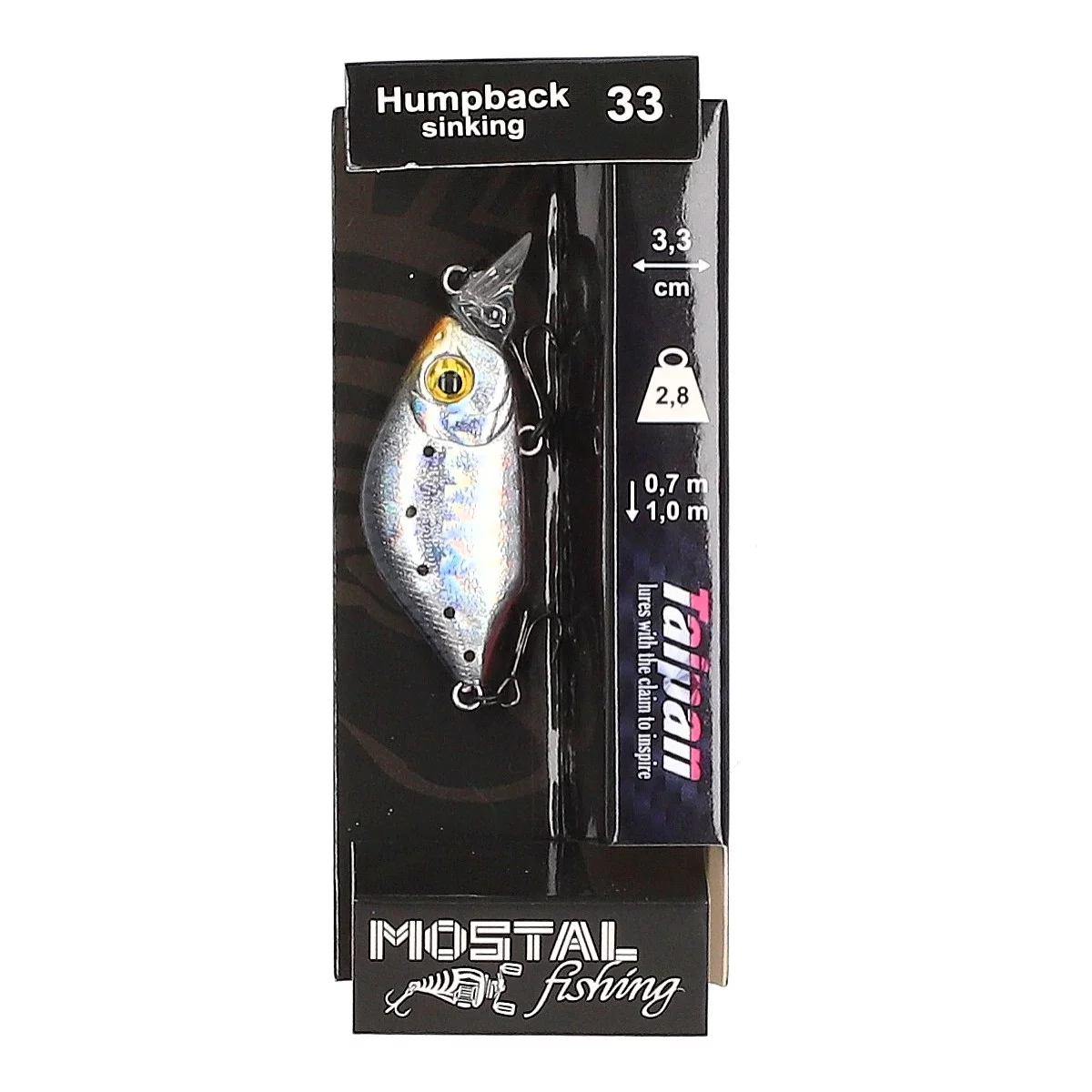 TAIPAN Humpback Pink Trout 33mm