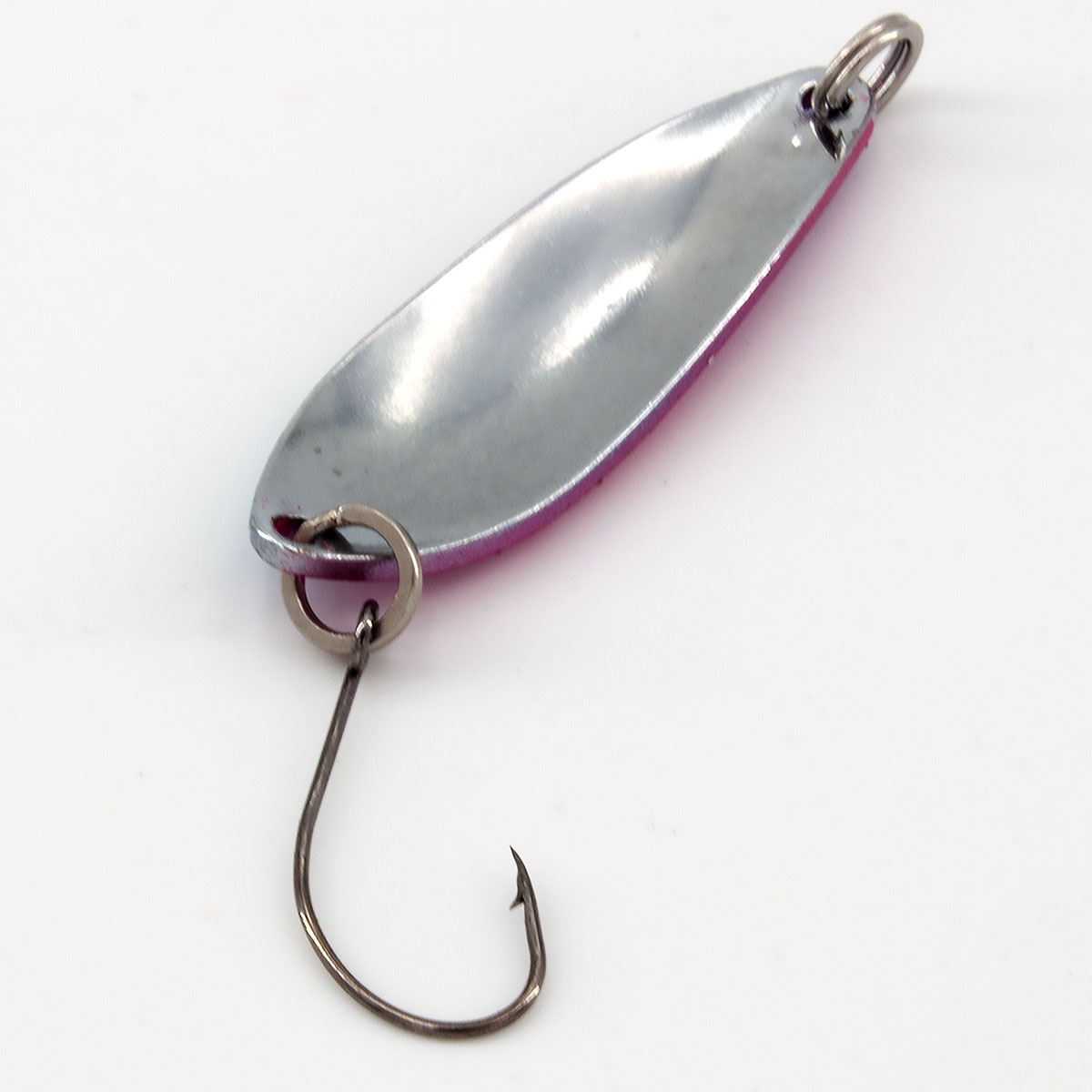 EFT Trout Wave Spoon 3.5g blue pink silver glitter
