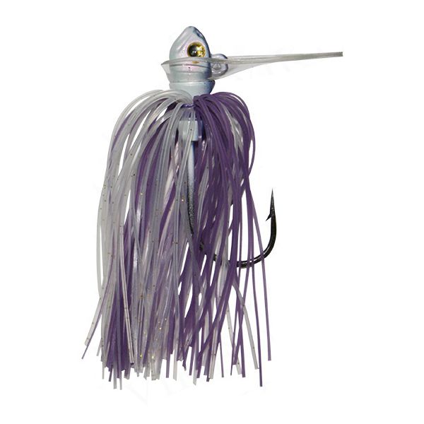 Tungsten Scrounger Jig 1oz. 5/0 28g Purple Pearl 1st