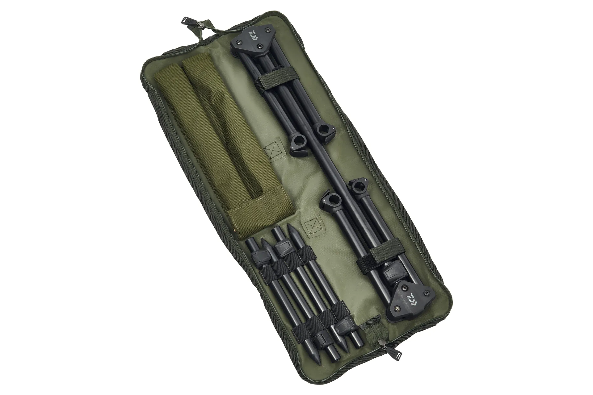 Daiwa Black Widow Low Level 3 Rod Pod Angelrutenhalter Ansicht 3