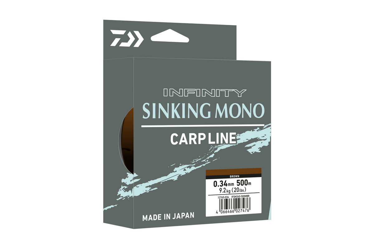 DAIWA Infinity® Sinking Mono dark olive 0.28mm 6.30kg 1540m DAIWA Infinity® Sinking Mono dark olive 0.28mm 6.30kg 1540m