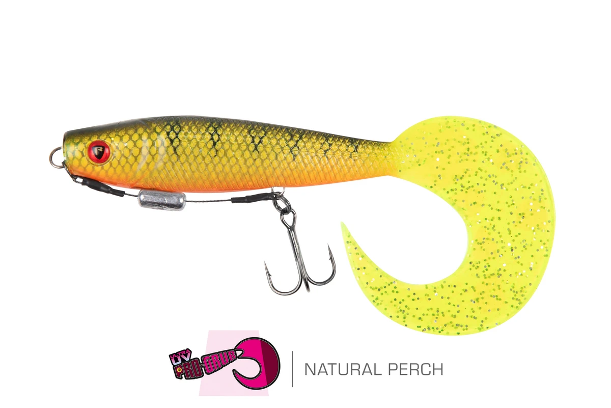 FOX RAGE Pro Grub 12cm 4.7" loaded Natural Perch weitere Ansicht