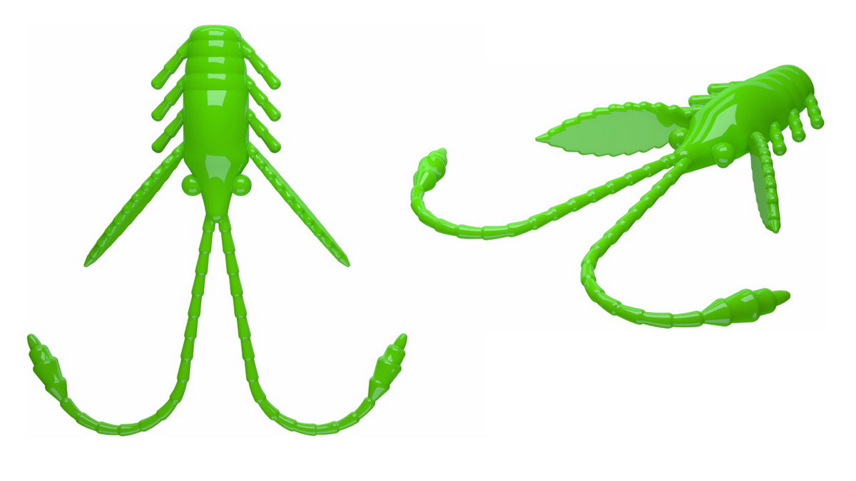 LIBRA LURES Pro Nymph 18 Cheese 040-black 15st, Forellenköder, schwimmend und aromatisiert — 1.80 Hot Green Krill