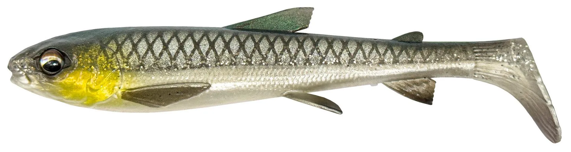 Savage Gear 3D WHITEFISH SHAD 12CM 14G GN SLVR 3PCS Gummifische,Twister