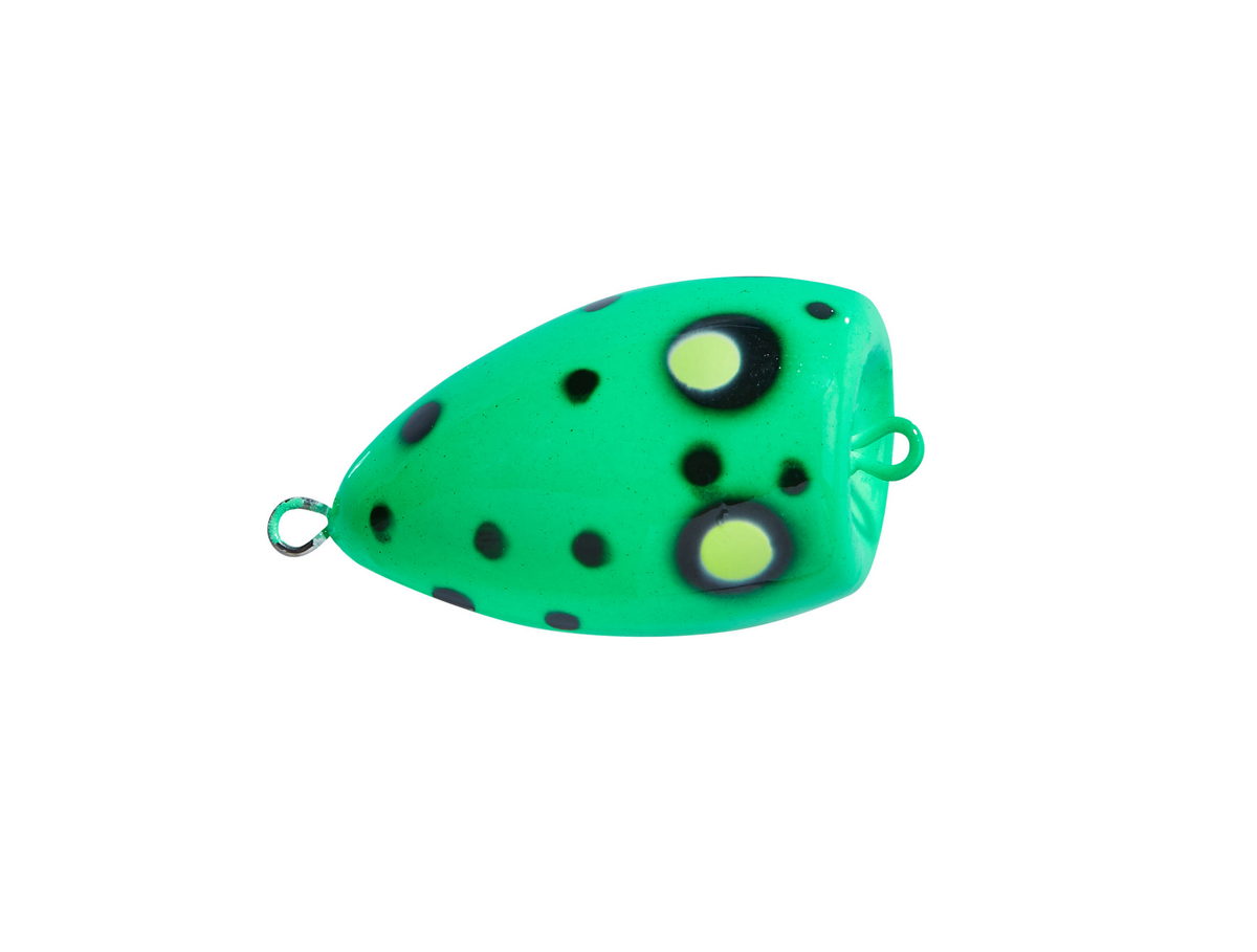 BALZER Trout Attack Popper Splash orange 3cm — 2.20 UV grün