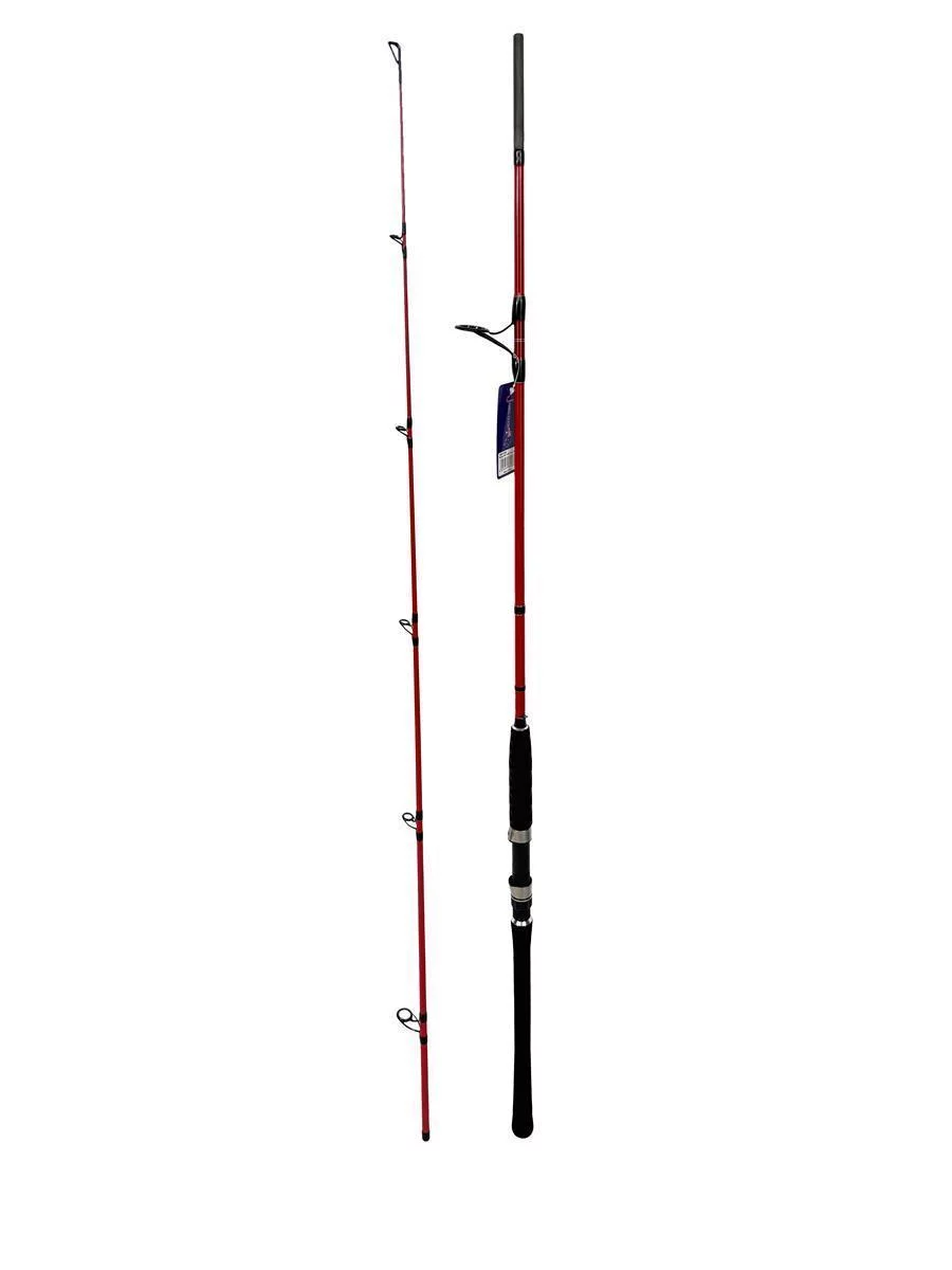 James Cook Norge Pilk 2,40m 2pcs 300g Combo mit Seafisher 5000 Braid Seitenansicht