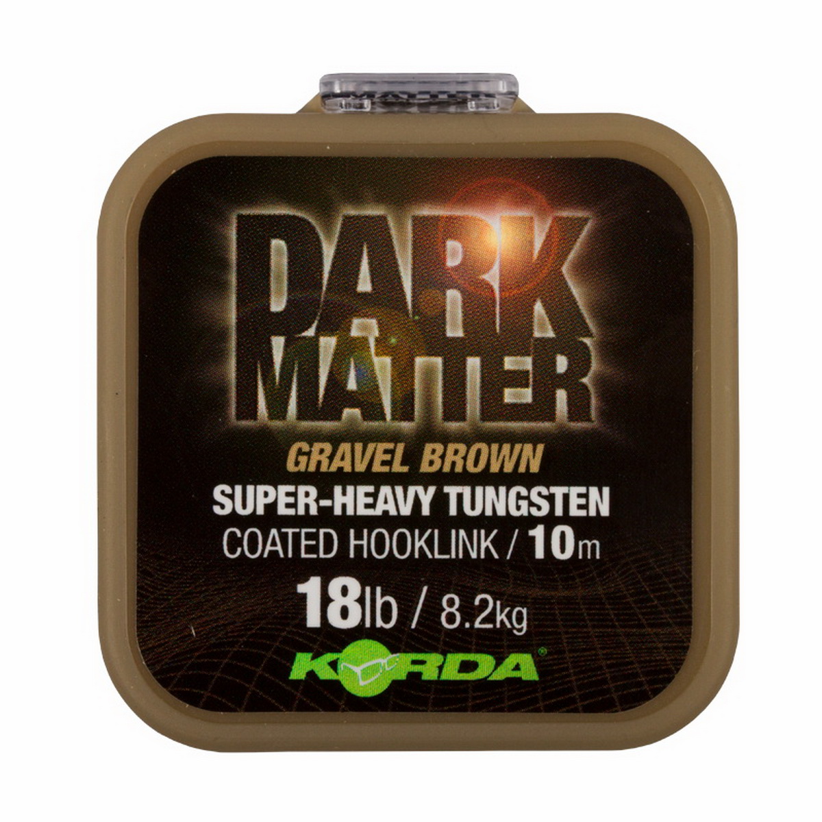 KORDA Dark Matter Tungsten Coated Braid Weed Green 25 lb 10 m KORDA Dark Matter Tungsten Coated Braid Weed Green 25 lb 10 m