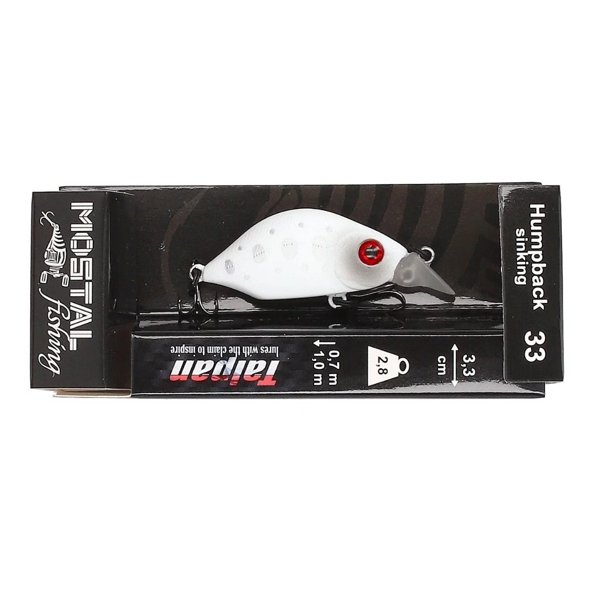 TAIPAN Humpback Matte White 33mm