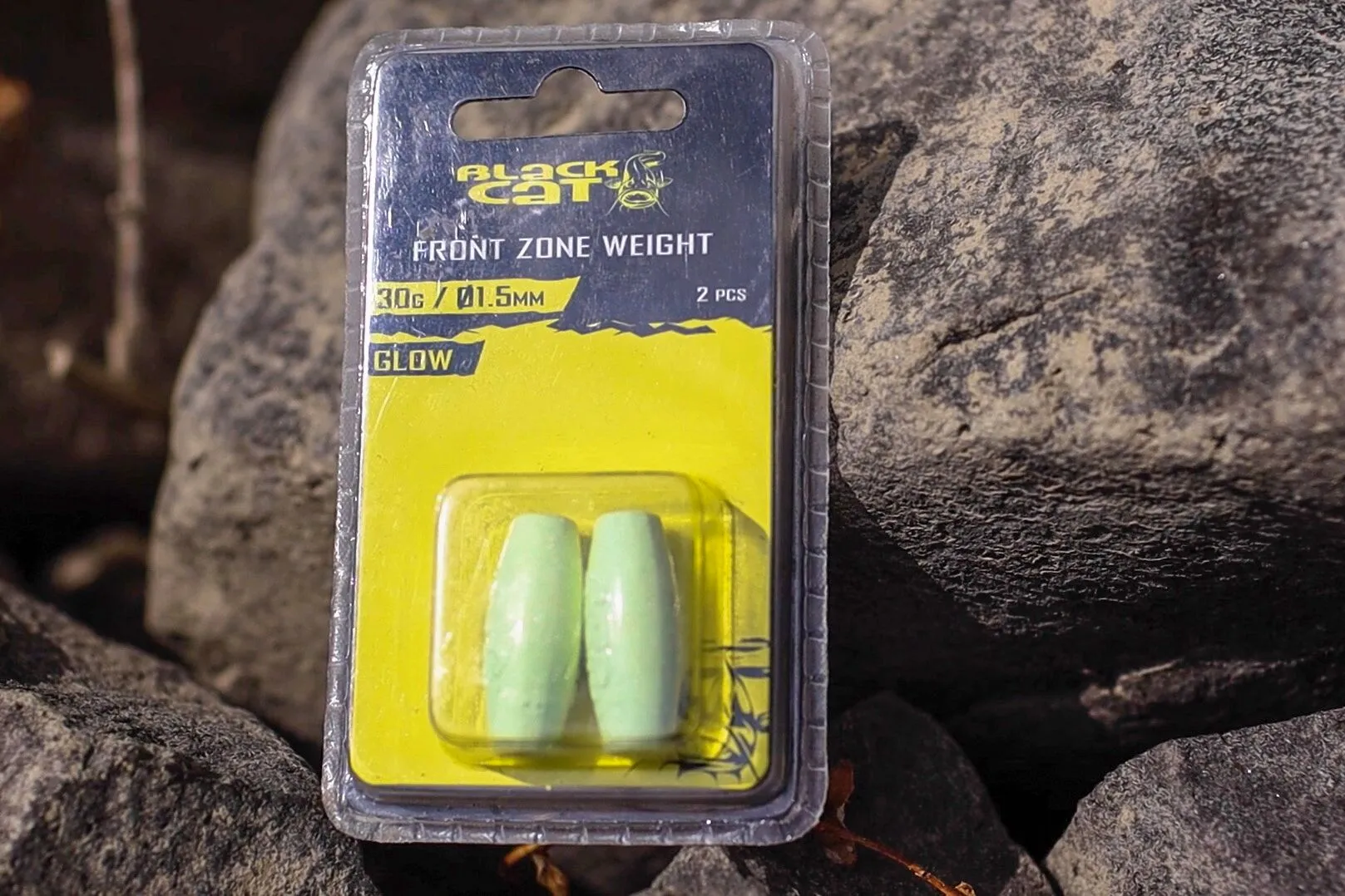 BLACK CAT 60g Front Zone Weight glow 2 Stück Ø 1,5mm weitere Ansicht