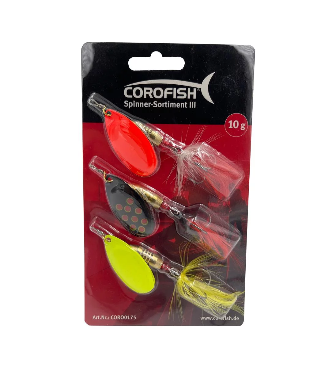 COROFISH Spinner Sortiment 10g 3st