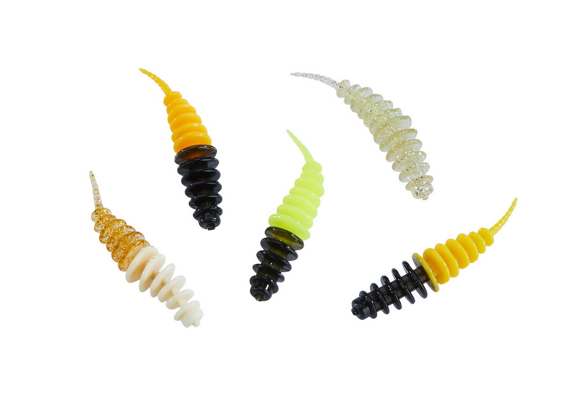 BALZER Trout Collector Forellenwürmer Mix 4 Knoblauch 5cm — 7.00 mix 2 Pellet