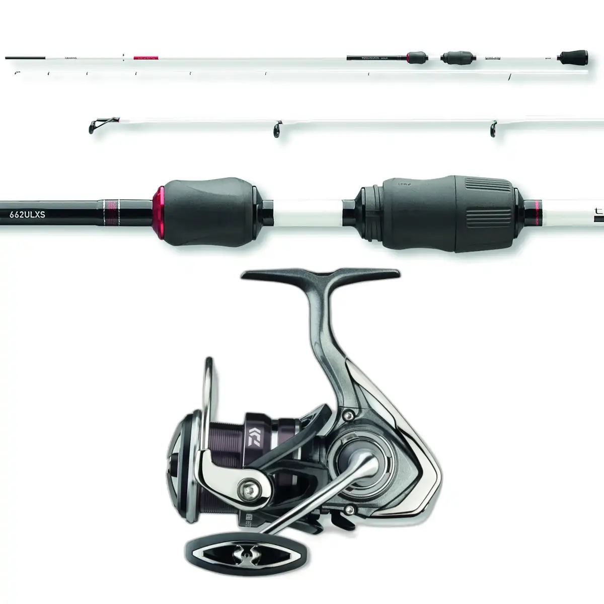 DAIWA TD Trout Area Com. 1.95m 1-6g Combo mit 20 Exceler LT 2000