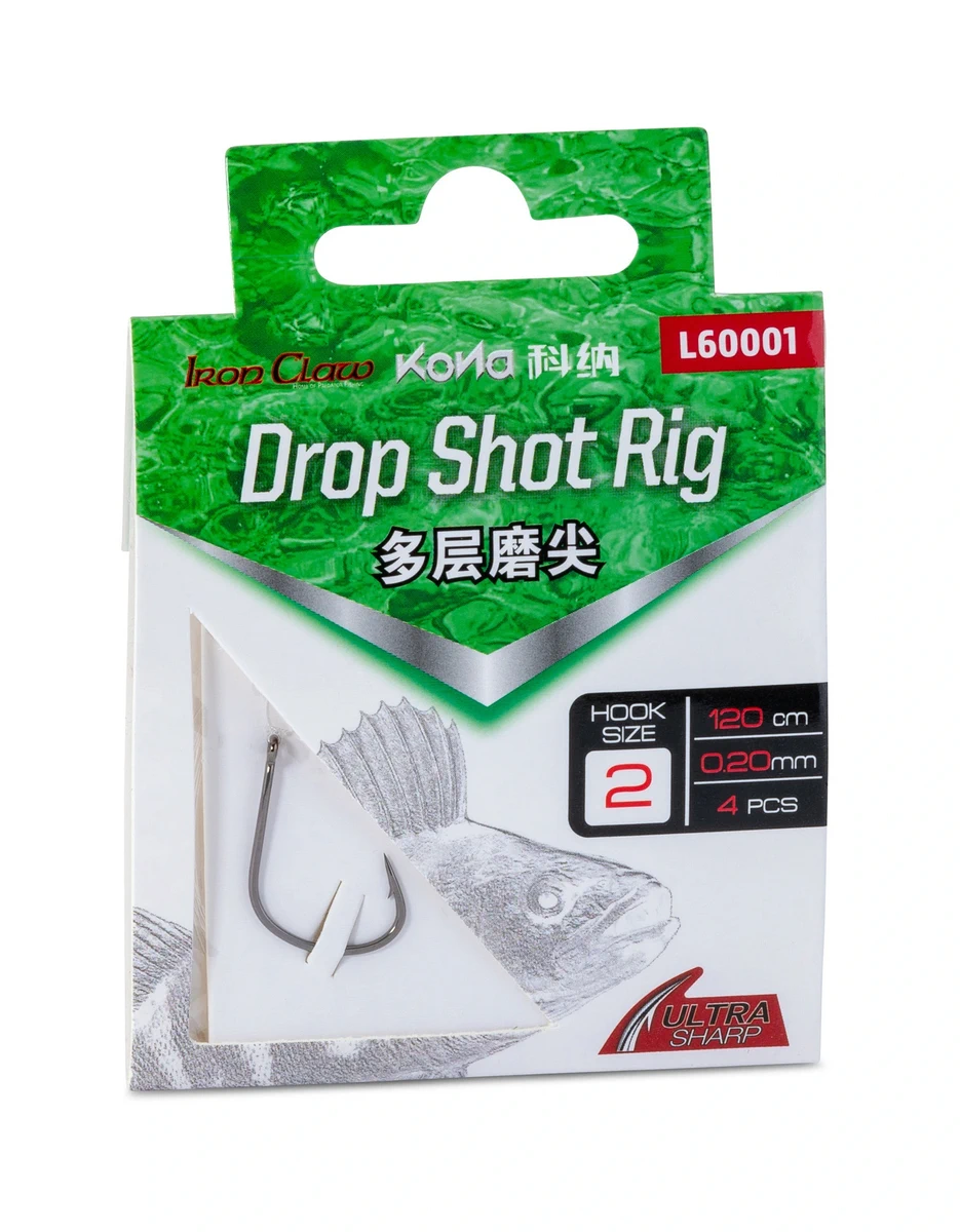 IRON CLAW Kona Drop Shot Rig L60001 #1 0,22mm