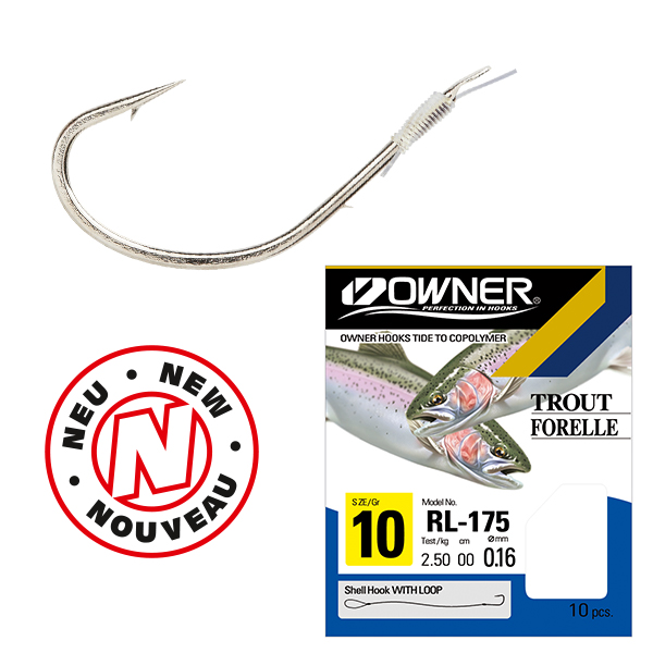 OWNER 50171 Forelle Bienenmade silber 150cm 10 OWNER 50171 Forelle Bienenmade silber 150cm 10