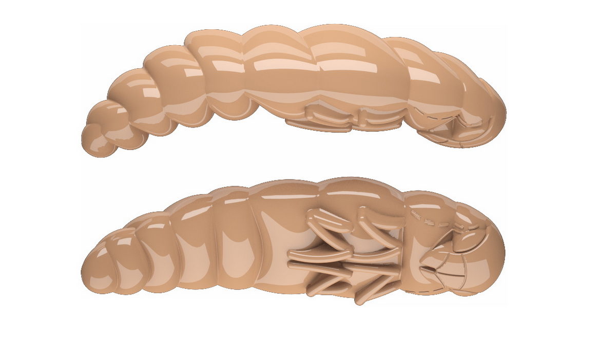 LIBRA LURES Largo 35 Cheese 040-black 10st, Forellenköder, schwimmend und aromatisiert — 3.00 Pellets Krill