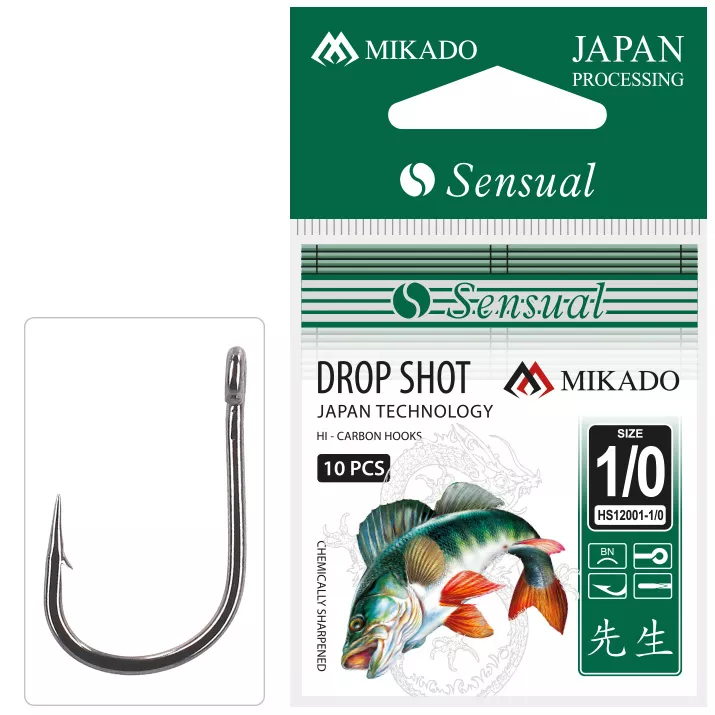 MIKADO Drop Shot Nr. 1/0 BN - 10st