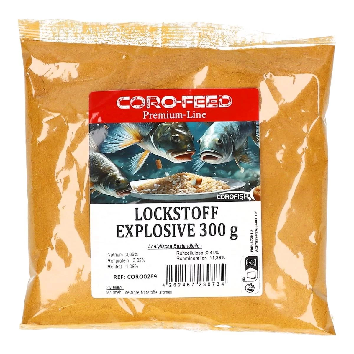 COROFISH Premium Line Lockstoff 300g Aroma Pulver