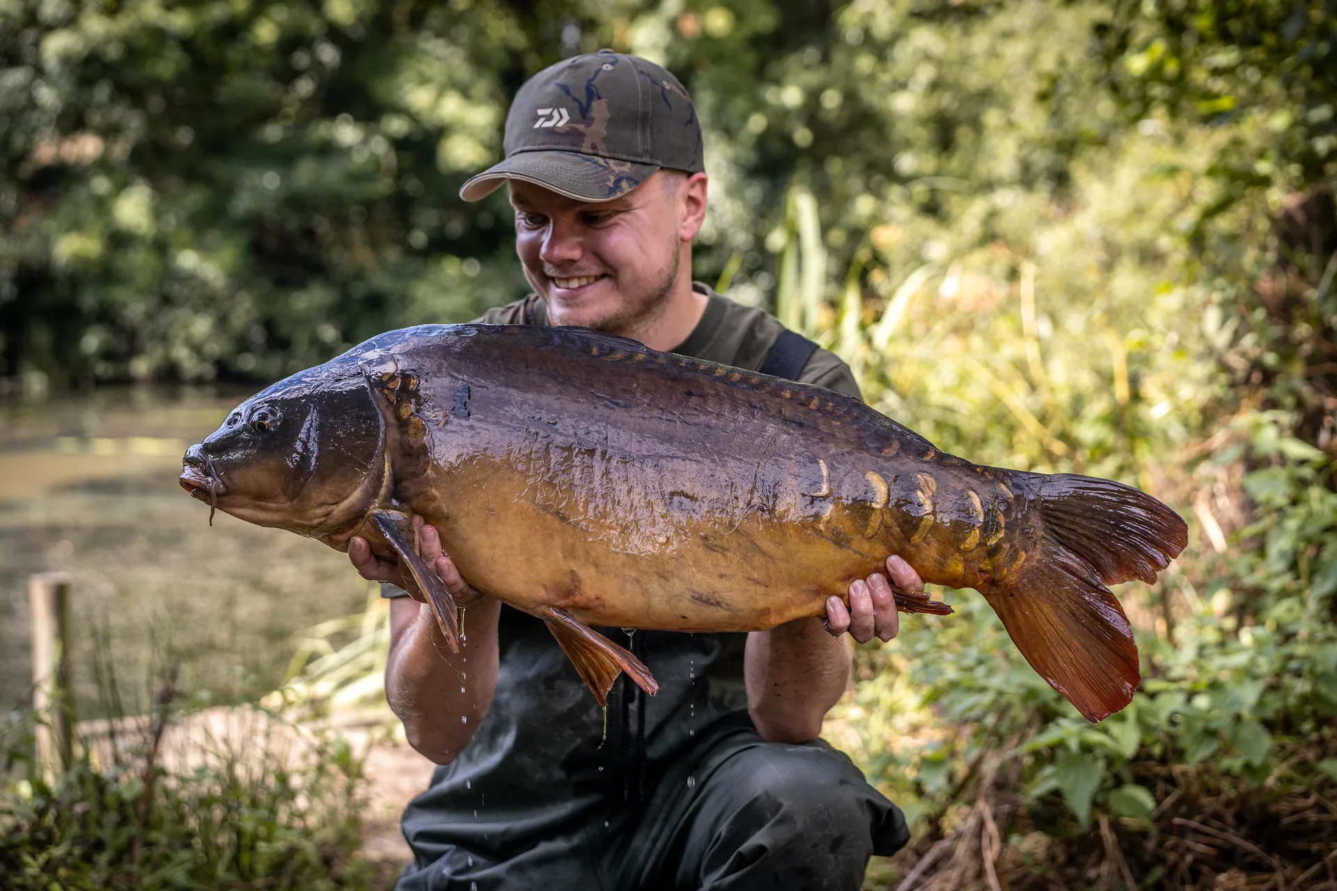 Daiwa D-Vec Carp Camo Cap Angelmuetze Ansicht 4