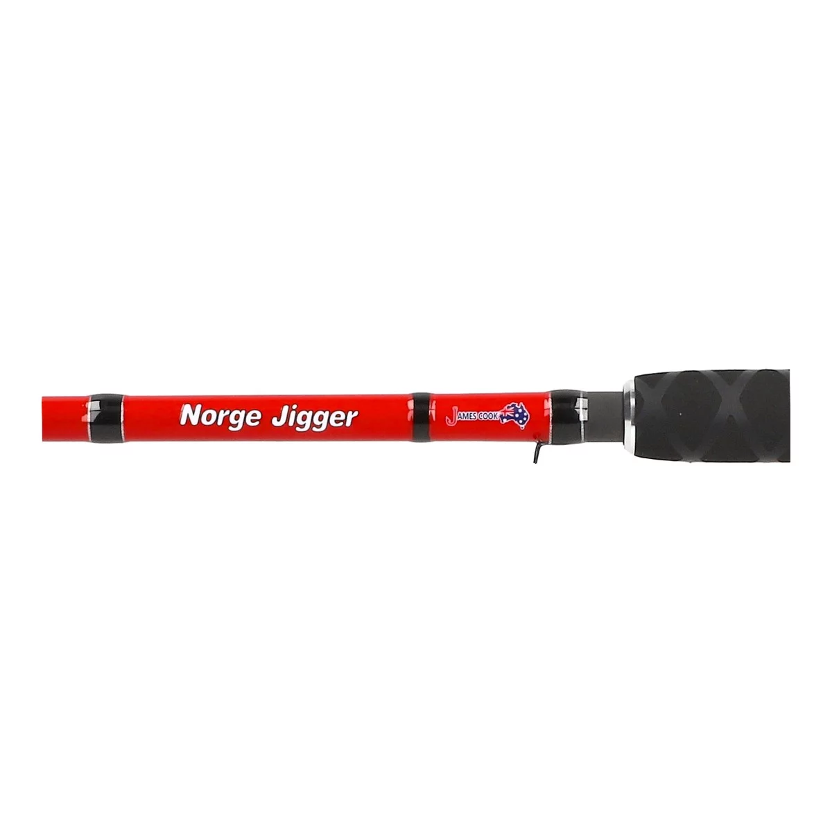 James Cook Norge Travel Jigger 2,16m 4pcs 50-250g Combo mit Seafisher 5000 Braid Seitenansicht