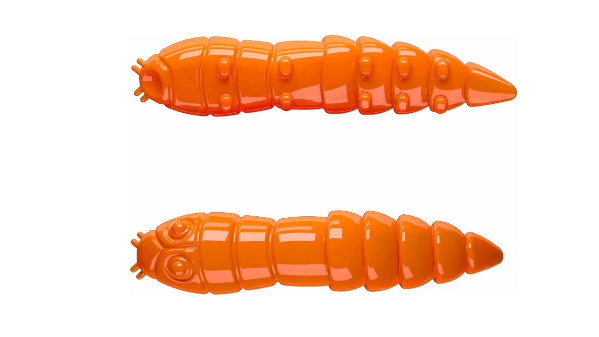 LIBRA LURES Kukolka 27 Cheese 040-black 15st, Forellenköder, schwimmend und aromatisiert — 2.70 hot orange Krill