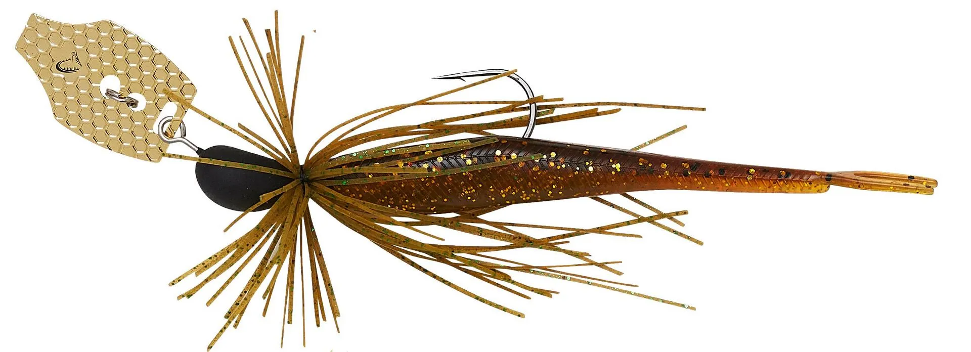 Savage Gear CRAZY SWIM JIG 12.5CM 14.5G SI MOTOR OIL Twisterköpfe