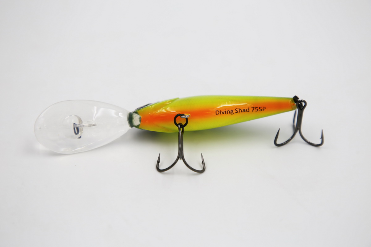 TAIPAN Diving Shad Ghost Tiger 75mm