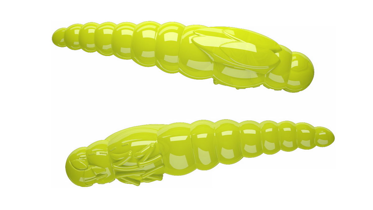 LIBRA LURES Largo Slim 28 Cheese 040-black 15st, Forellenköder, schwimmend und aromatisiert — 2.80 Hot Yellow Krill