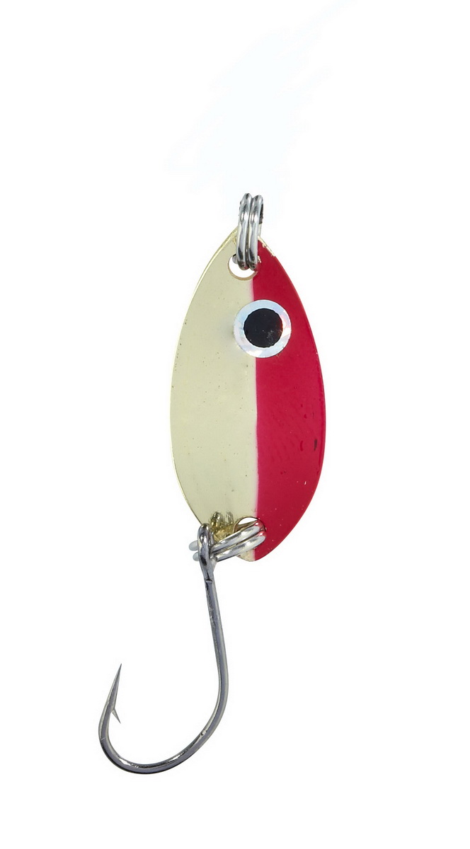 BALZER Trout Attack Forellenblinker Leaf pink 1,5g — Gold Rot 1.50