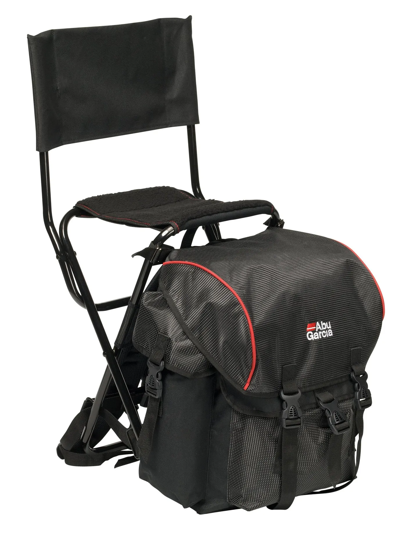 ABU Rucksack Standard With Backrest Black/Red